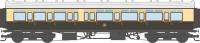 4P-021-303 Dapol GWR Corridor Toplight 1935 Choc.& Crm Roundel C